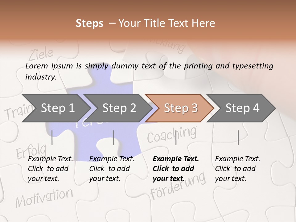 Skill Job Service PowerPoint Template