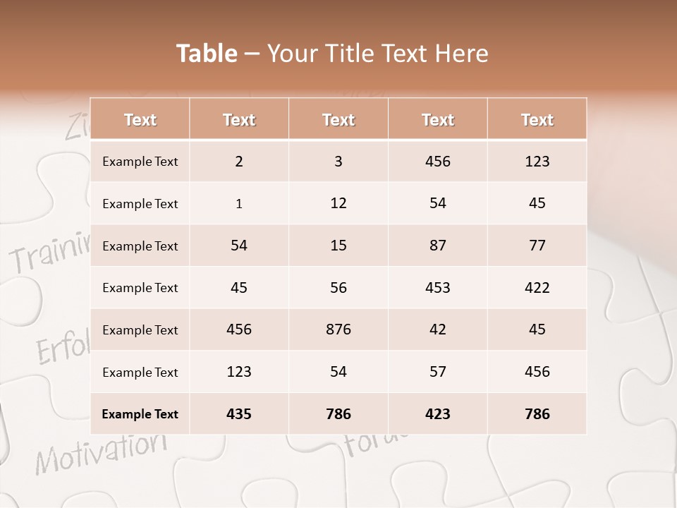 Skill Job Service PowerPoint Template