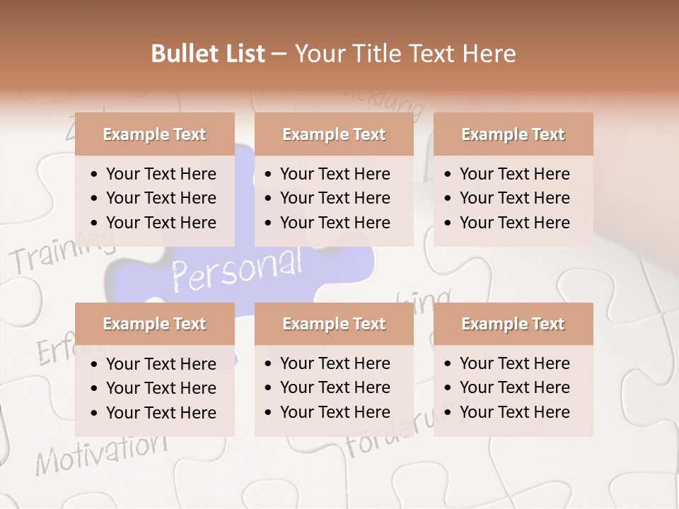 Skill Job Service PowerPoint Template