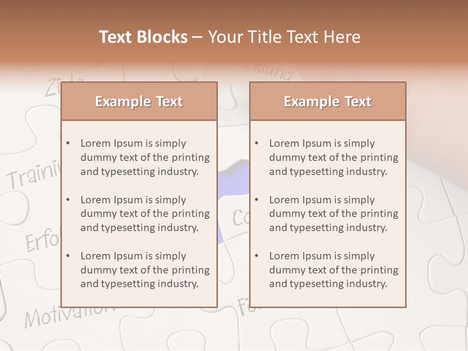 Skill Job Service PowerPoint Template