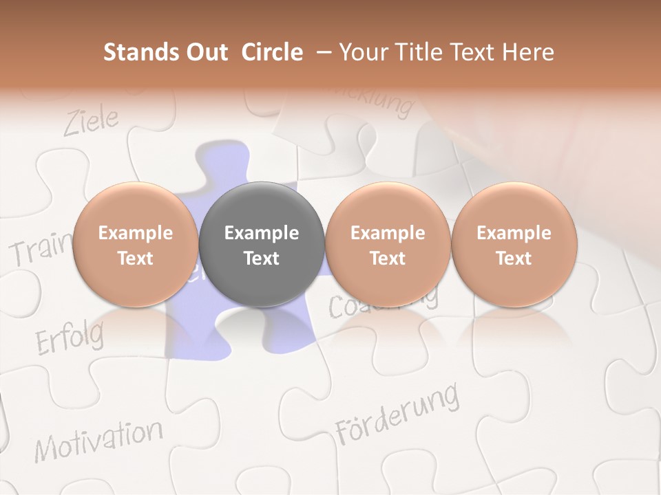 Skill Job Service PowerPoint Template