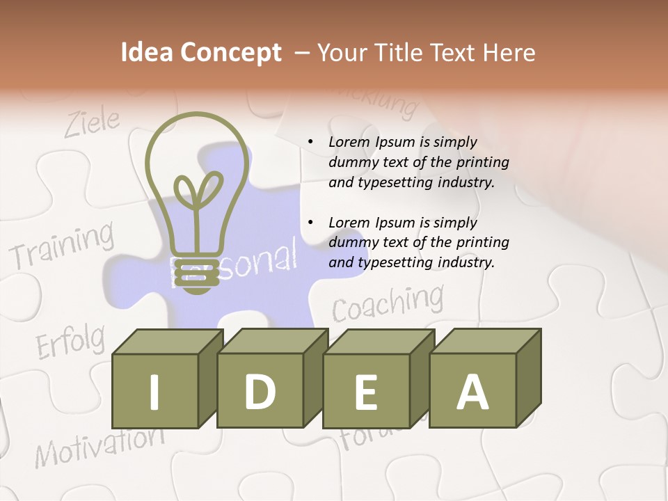 Skill Job Service PowerPoint Template