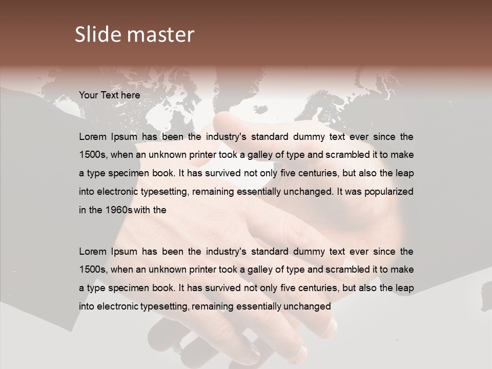 Work Trust Partnership PowerPoint Template