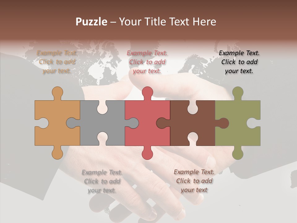 Work Trust Partnership PowerPoint Template