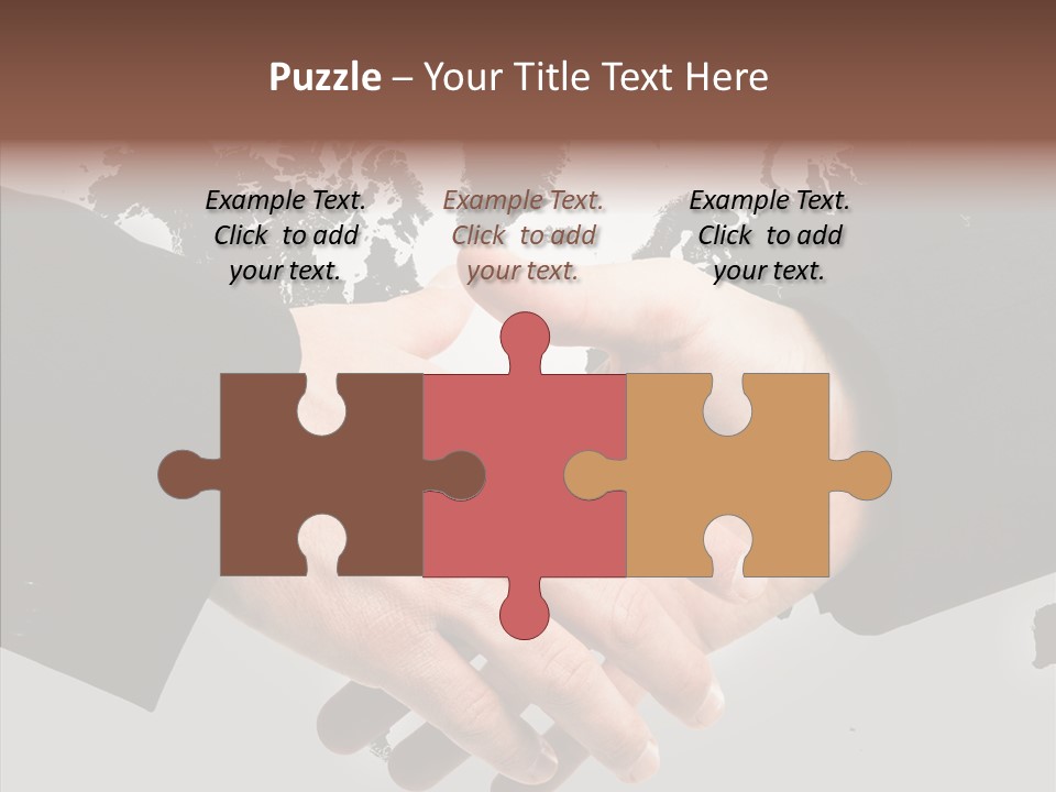 Work Trust Partnership PowerPoint Template