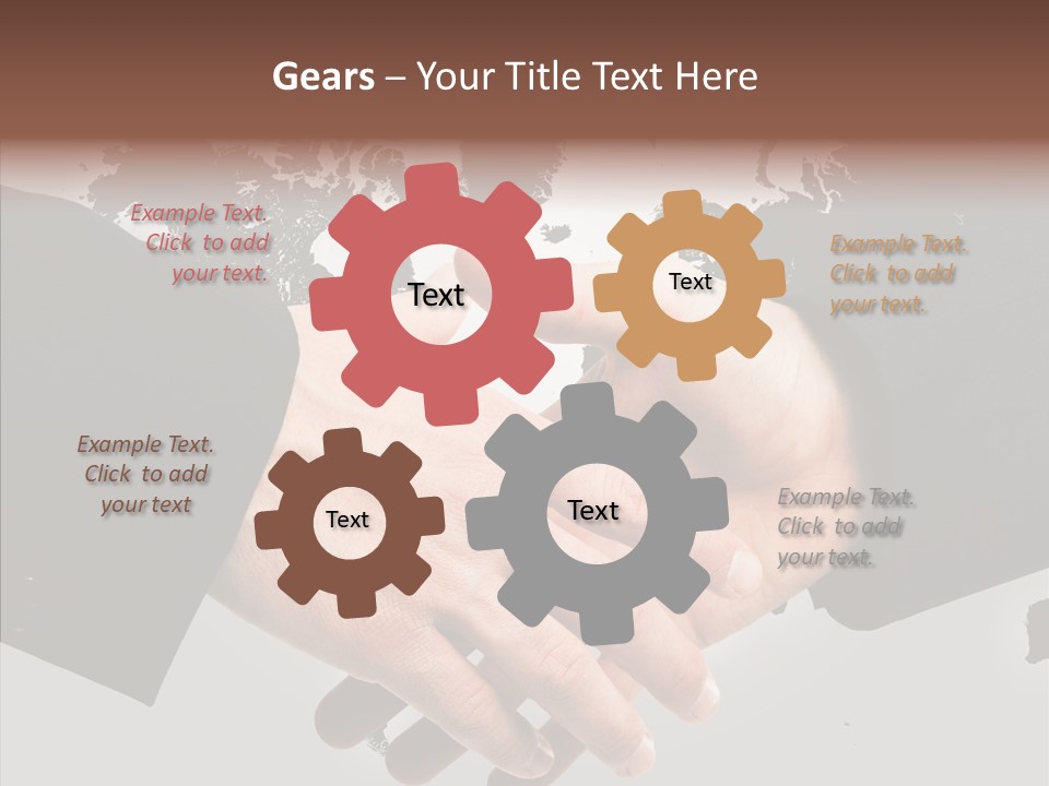 Work Trust Partnership PowerPoint Template