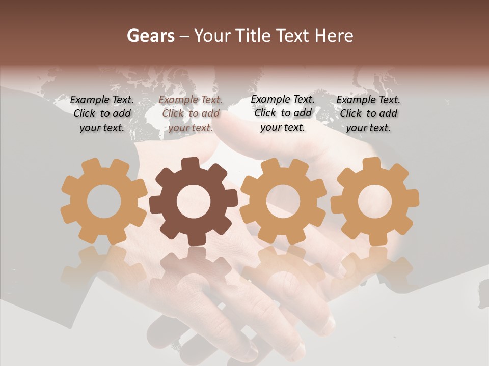 Work Trust Partnership PowerPoint Template