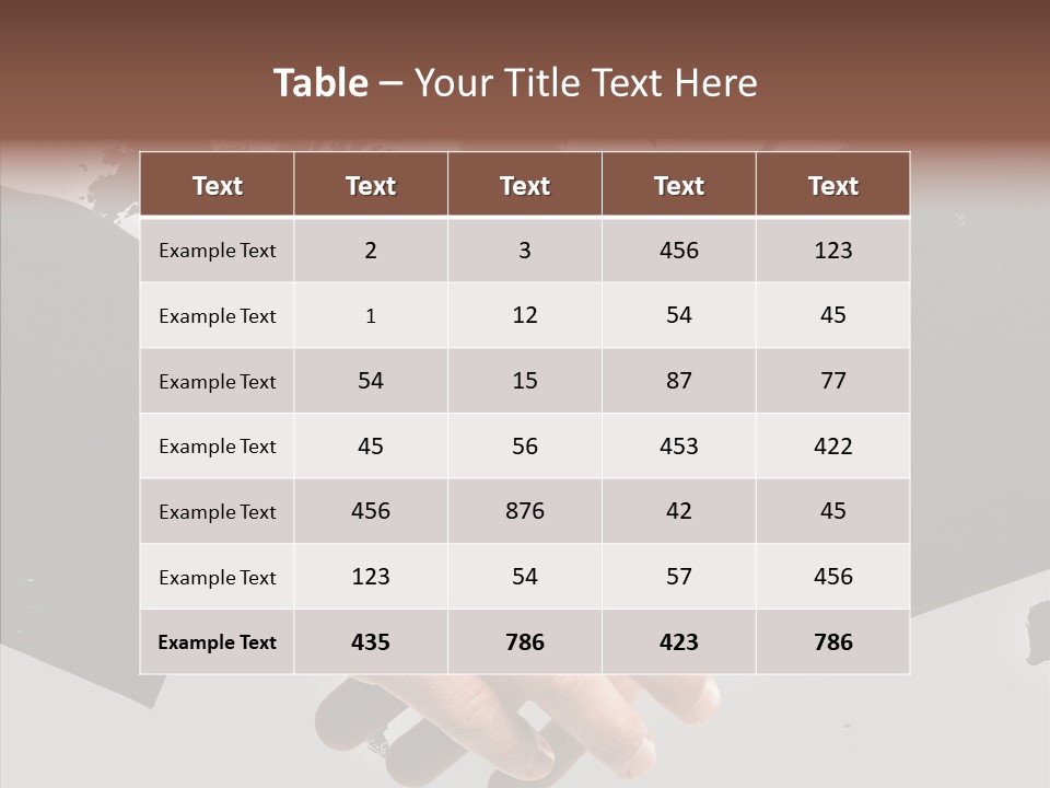 Work Trust Partnership PowerPoint Template