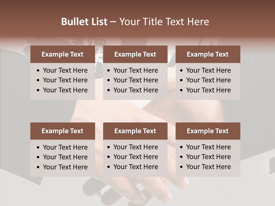 Work Trust Partnership PowerPoint Template