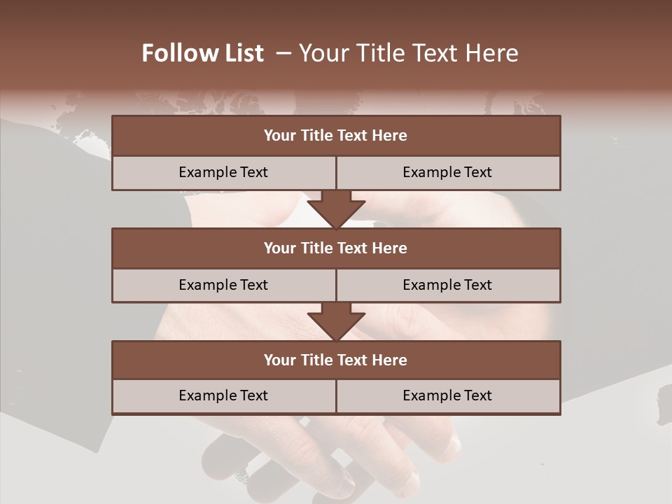 Work Trust Partnership PowerPoint Template