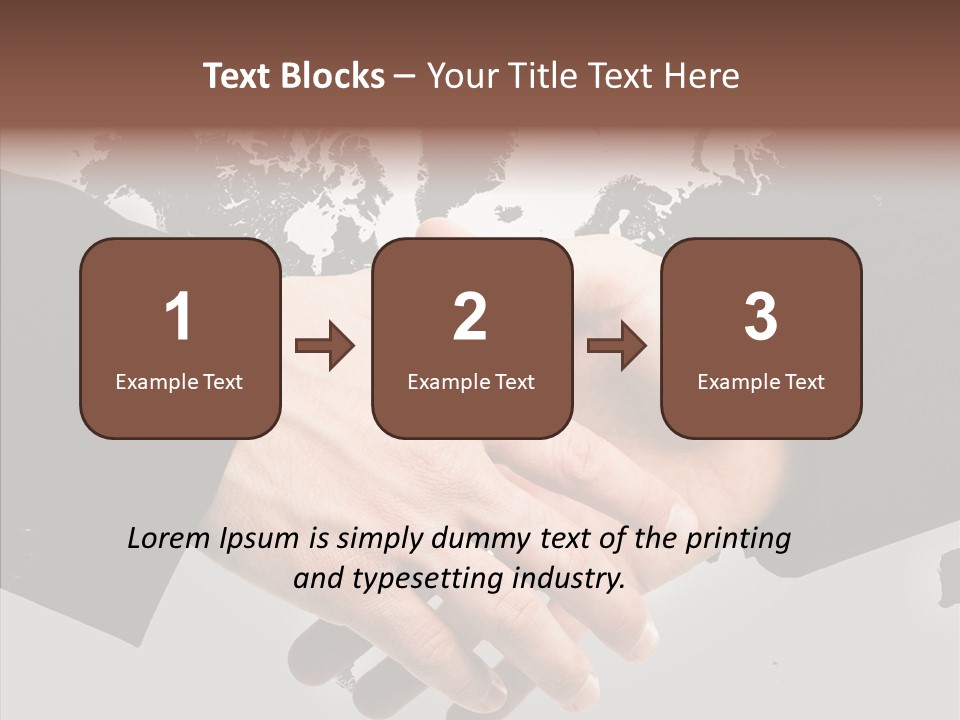Work Trust Partnership PowerPoint Template