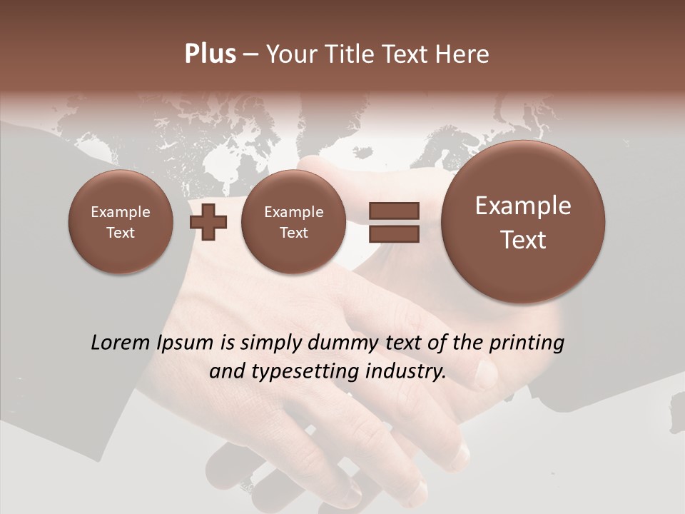 Work Trust Partnership PowerPoint Template