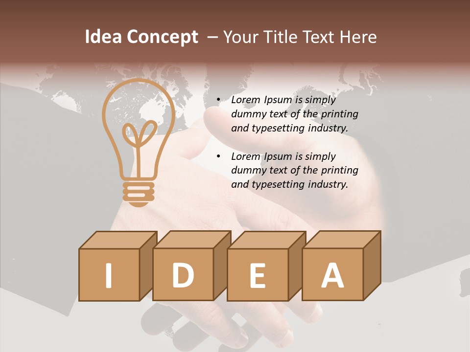 Work Trust Partnership PowerPoint Template