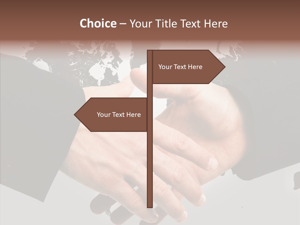 Work Trust Partnership PowerPoint Template