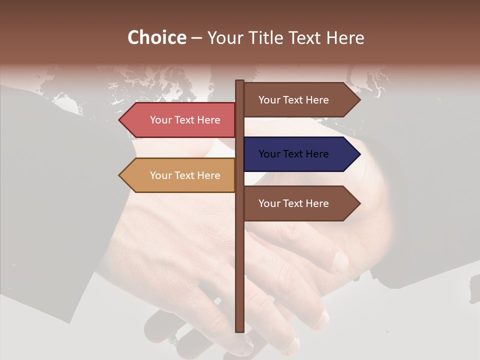 Work Trust Partnership PowerPoint Template