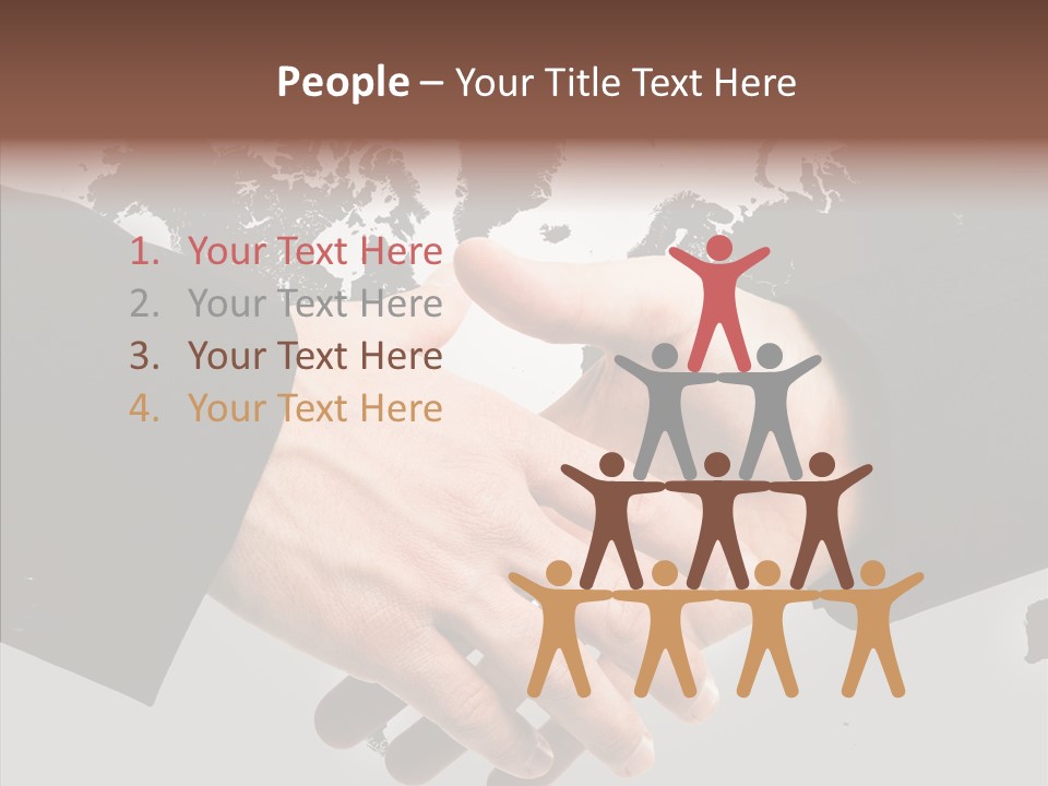 Work Trust Partnership PowerPoint Template