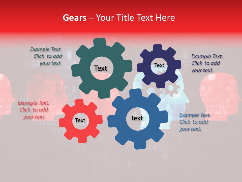 Gear Concept Knowledge PowerPoint Template