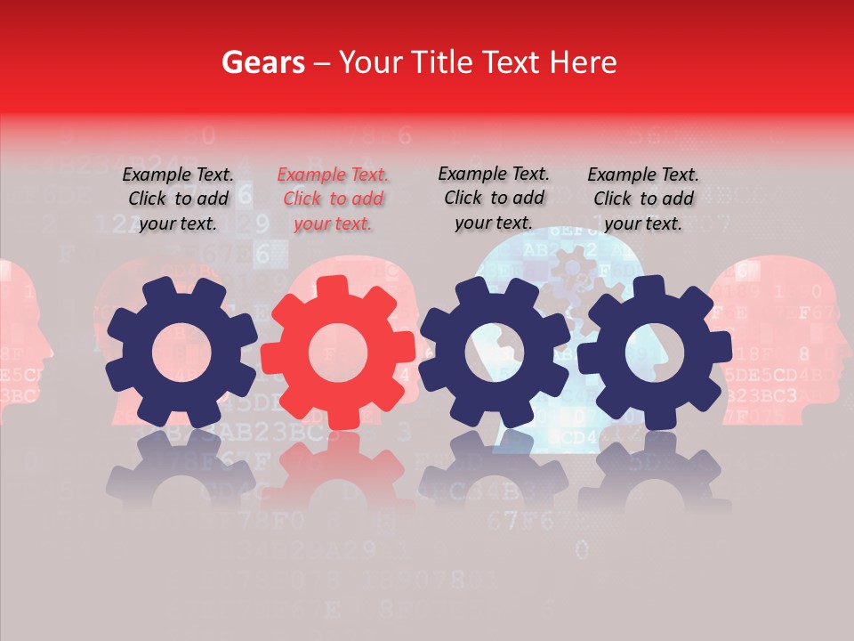 Gear Concept Knowledge PowerPoint Template