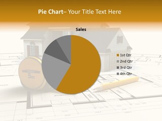 Blueprint Building Project PowerPoint Template