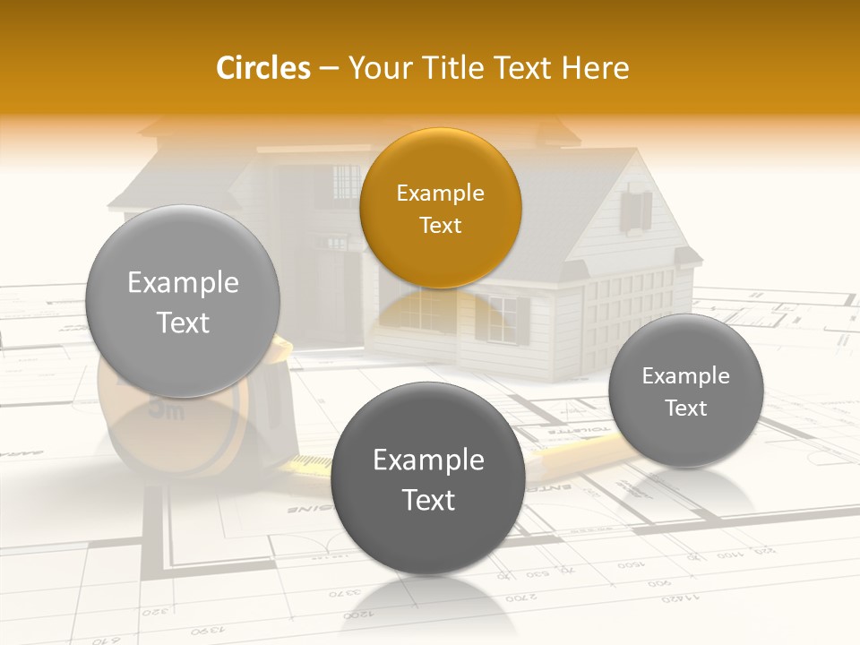 Blueprint Building Project PowerPoint Template