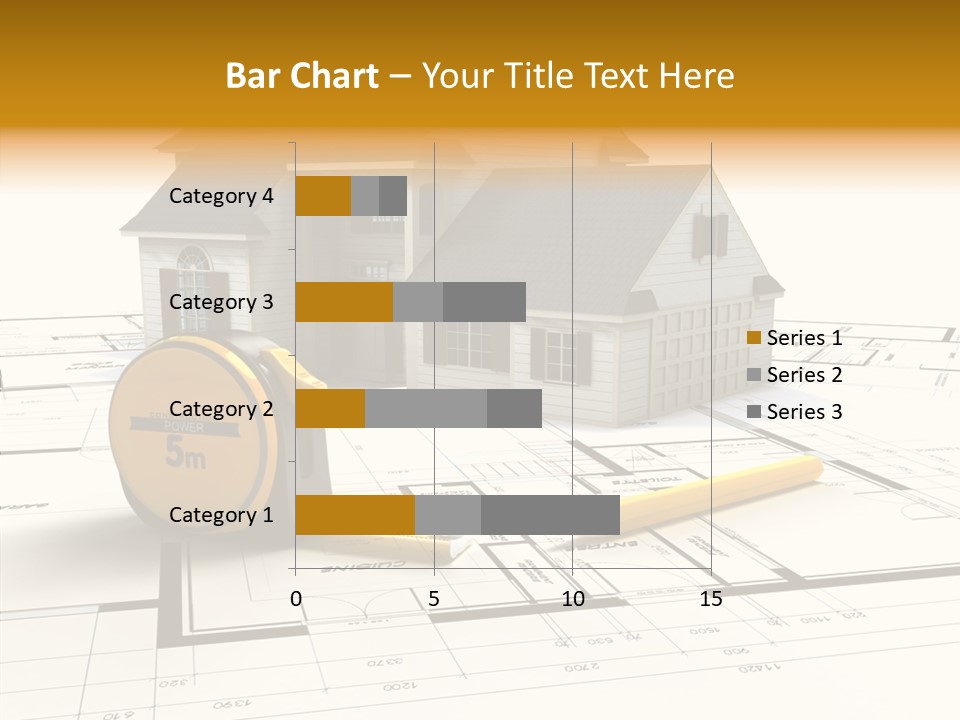 Blueprint Building Project PowerPoint Template