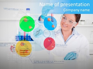 Caucasian Technology Line PowerPoint Template