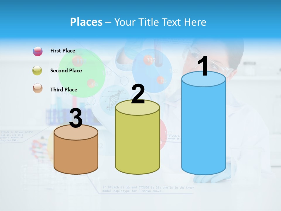 Caucasian Technology Line PowerPoint Template
