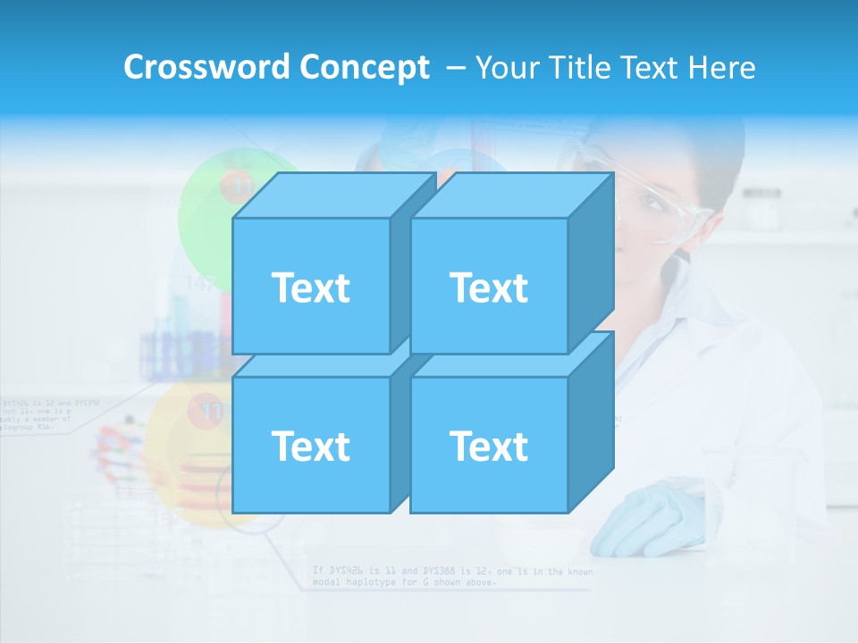Caucasian Technology Line PowerPoint Template