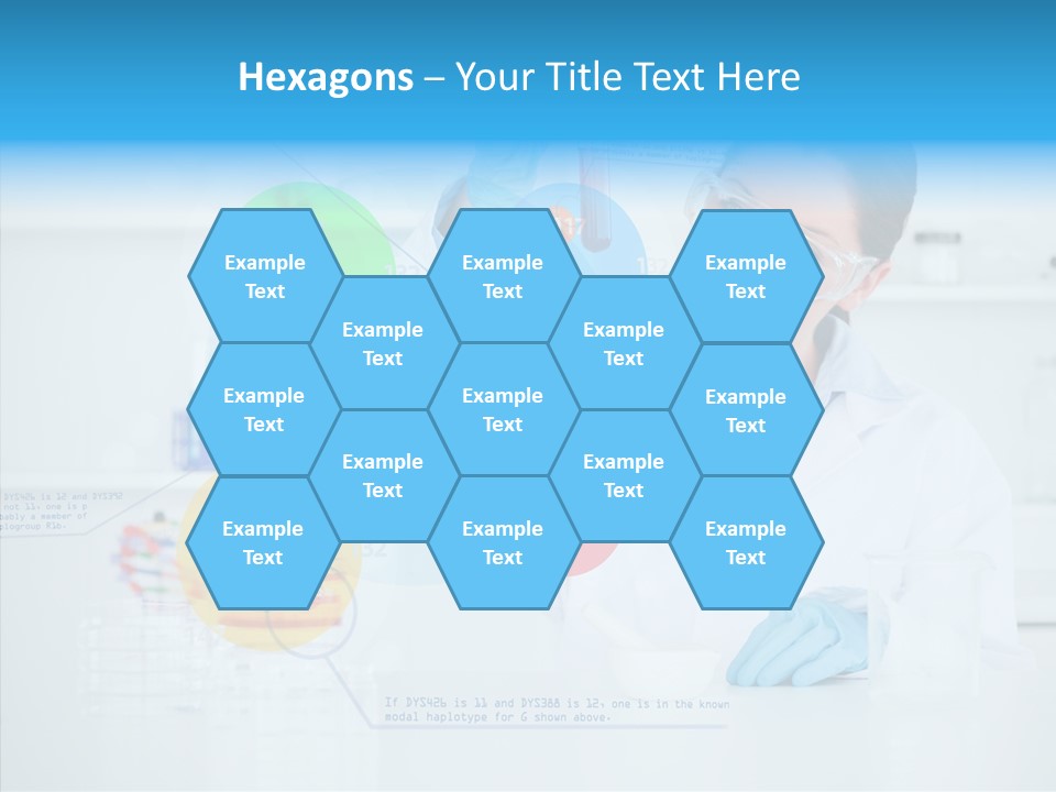 Caucasian Technology Line PowerPoint Template