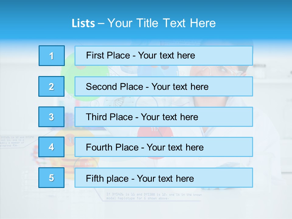 Caucasian Technology Line PowerPoint Template