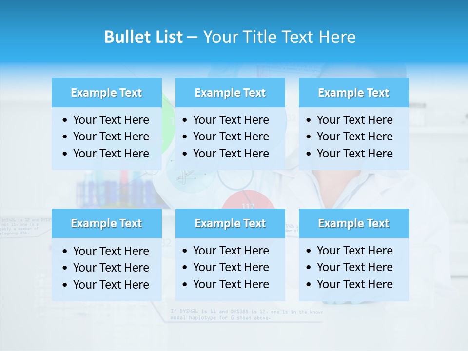 Caucasian Technology Line PowerPoint Template