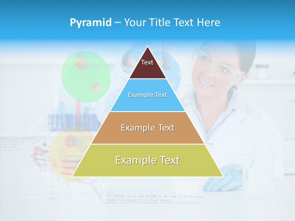 Caucasian Technology Line PowerPoint Template