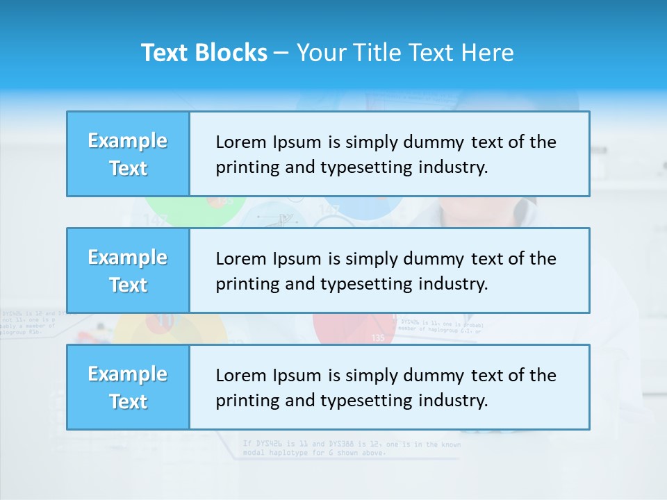 Caucasian Technology Line PowerPoint Template