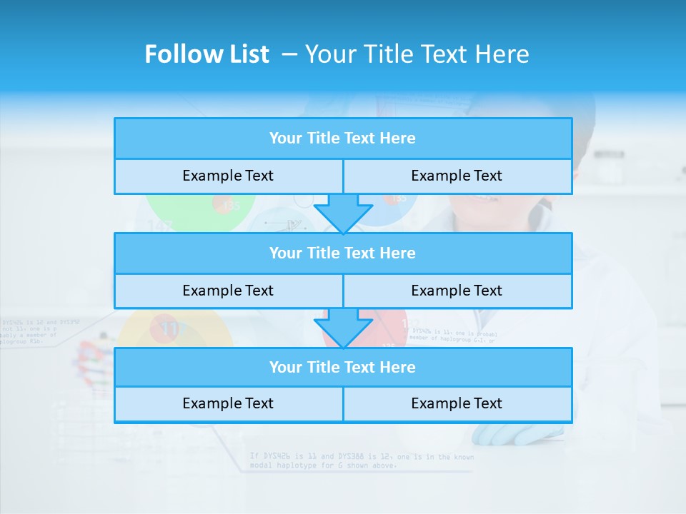 Caucasian Technology Line PowerPoint Template