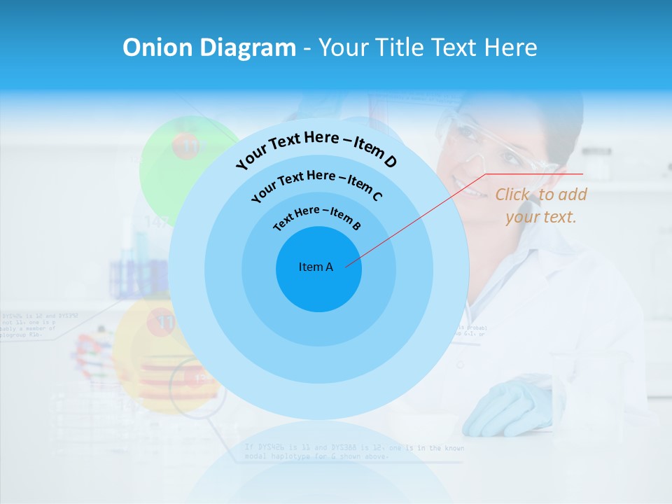 Caucasian Technology Line PowerPoint Template