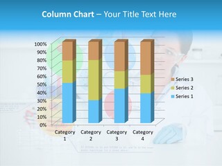 Caucasian Technology Line PowerPoint Template