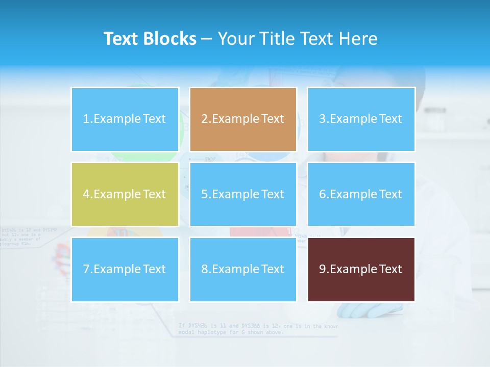 Caucasian Technology Line PowerPoint Template