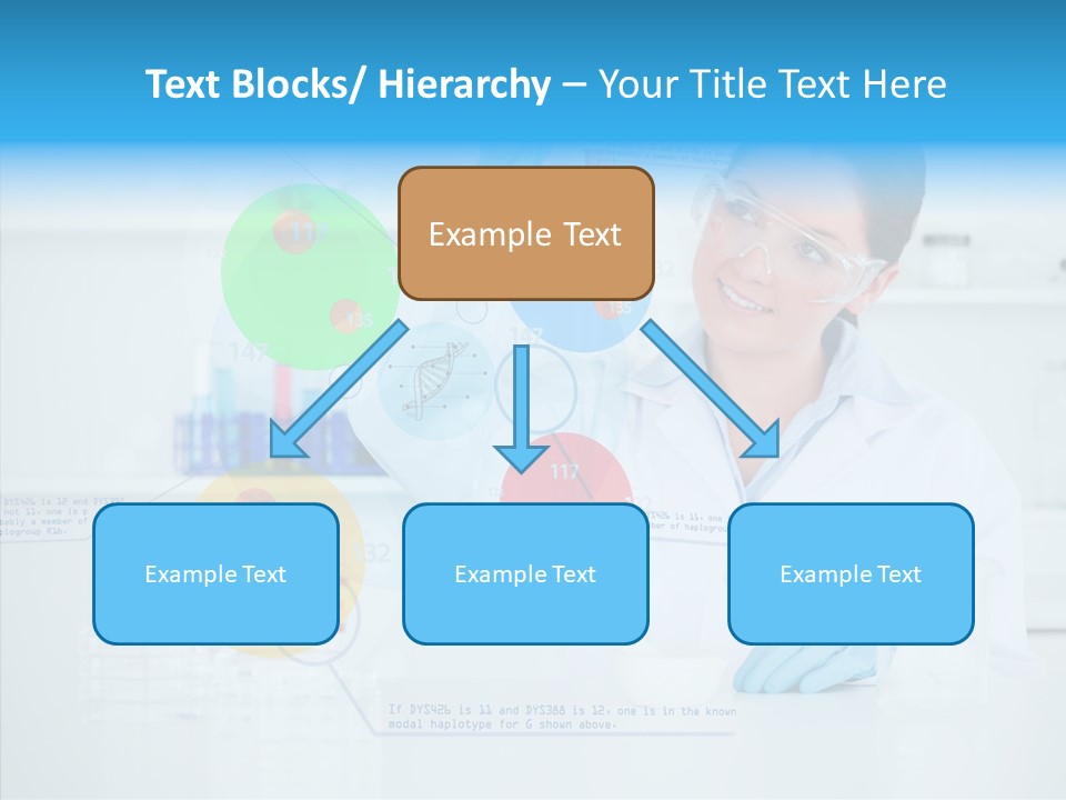 Caucasian Technology Line PowerPoint Template