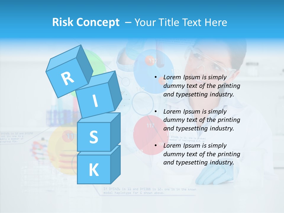 Caucasian Technology Line PowerPoint Template