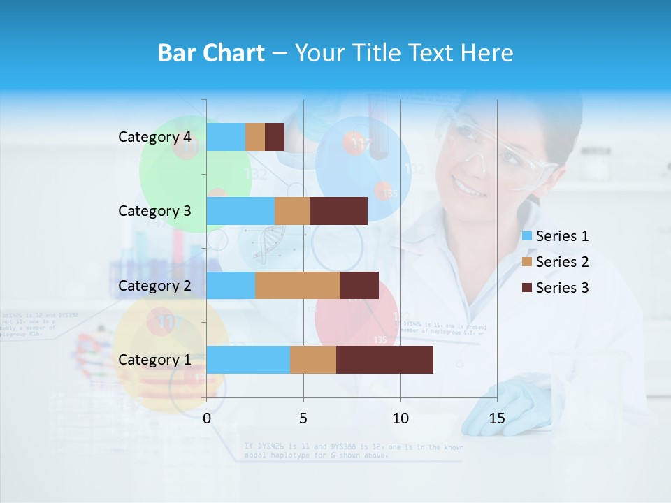 Caucasian Technology Line PowerPoint Template