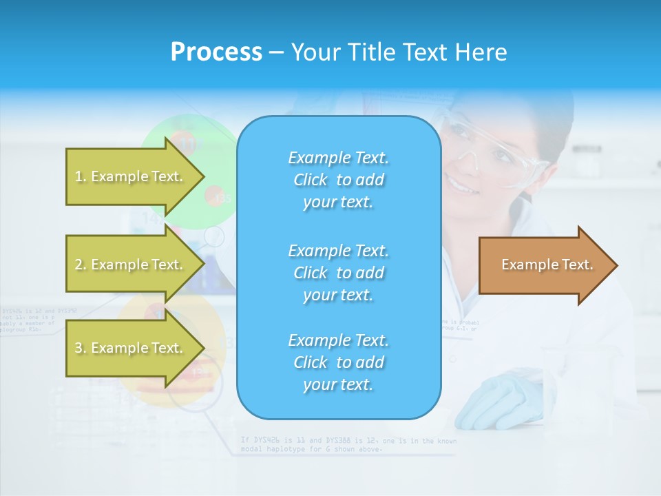 Caucasian Technology Line PowerPoint Template