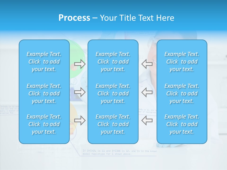 Caucasian Technology Line PowerPoint Template