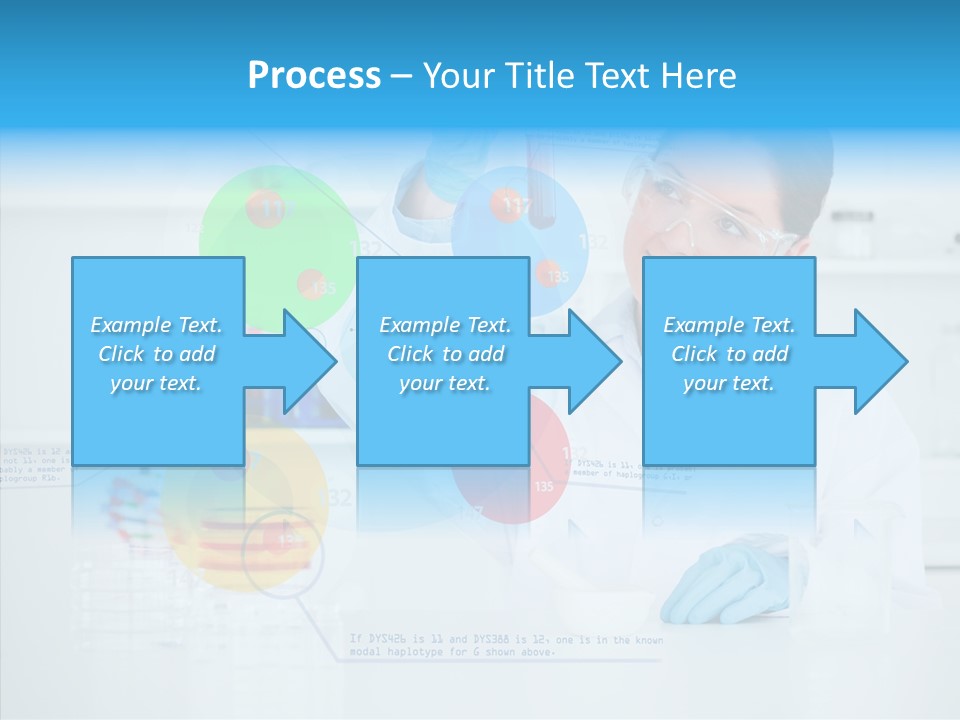 Caucasian Technology Line PowerPoint Template