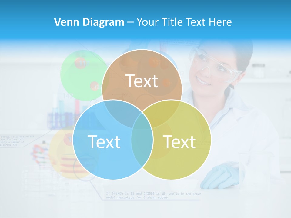 Caucasian Technology Line PowerPoint Template