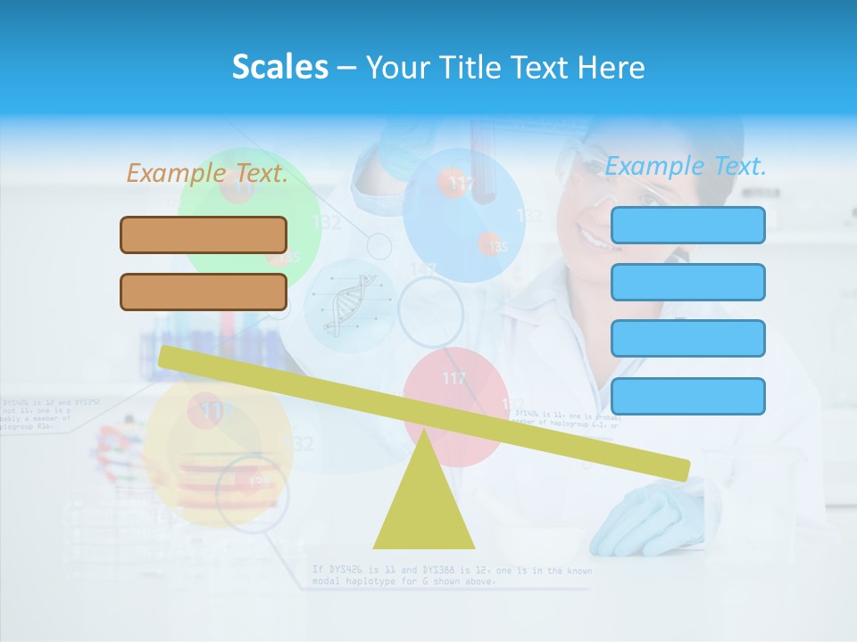 Caucasian Technology Line PowerPoint Template