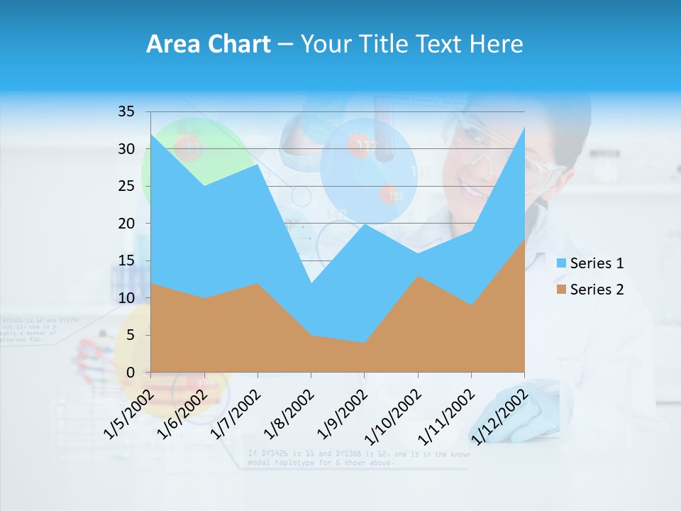Caucasian Technology Line PowerPoint Template