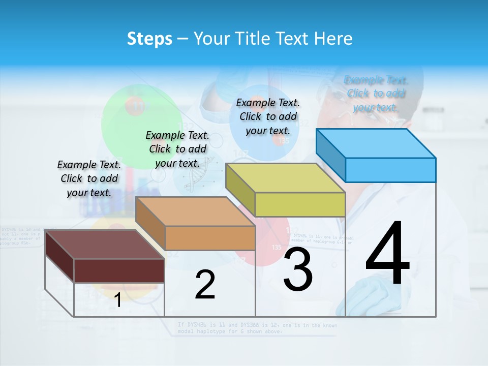 Caucasian Technology Line PowerPoint Template