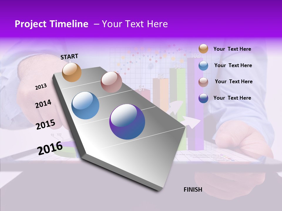 Organise Multimedia Touchpad PowerPoint Template