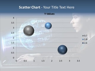 Surprised Globe Browsing PowerPoint Template