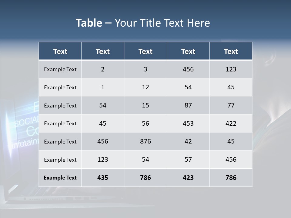 Surprised Globe Browsing PowerPoint Template